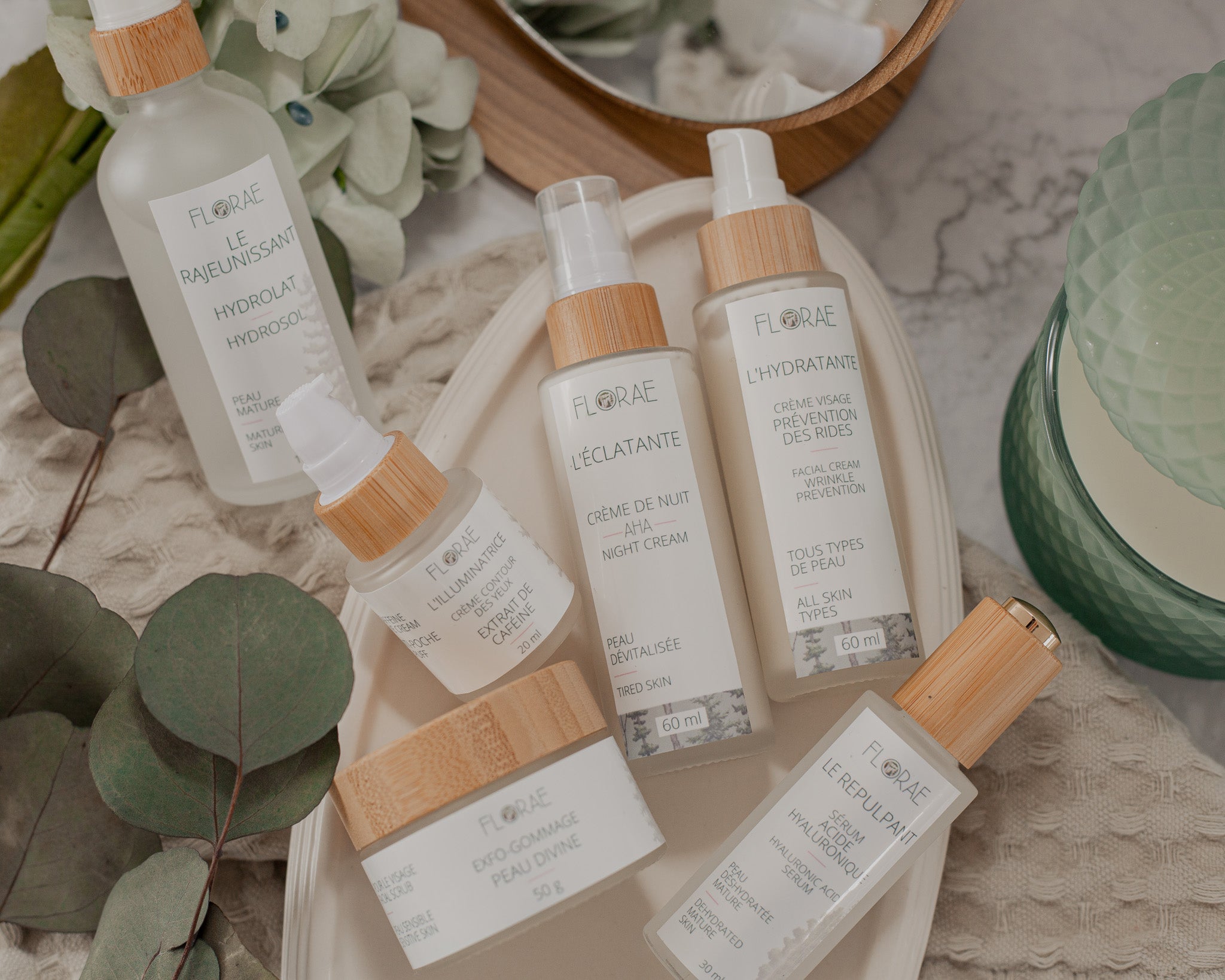 gamme de cosmétiques 100%, écologiques, vegan et québecoise