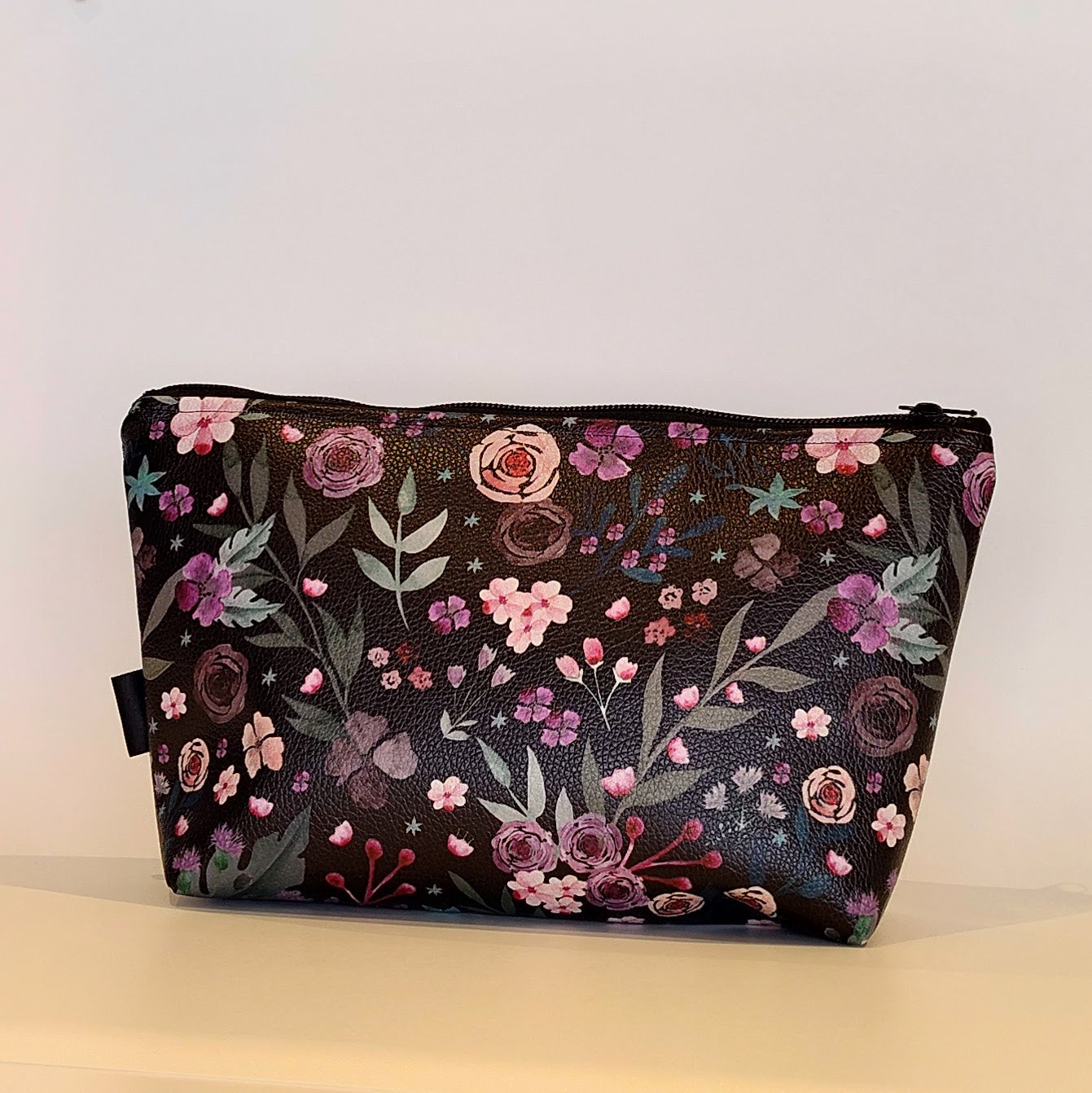 Trousse Cosmétique Cuir Vegan Collection Fleurie