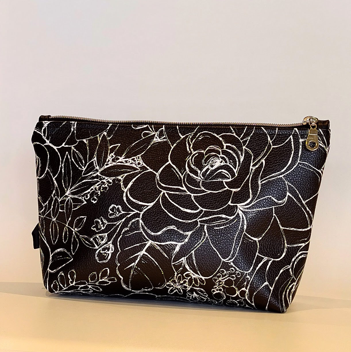 Trousse Cosmétique Cuir Vegan Collection Fleurie