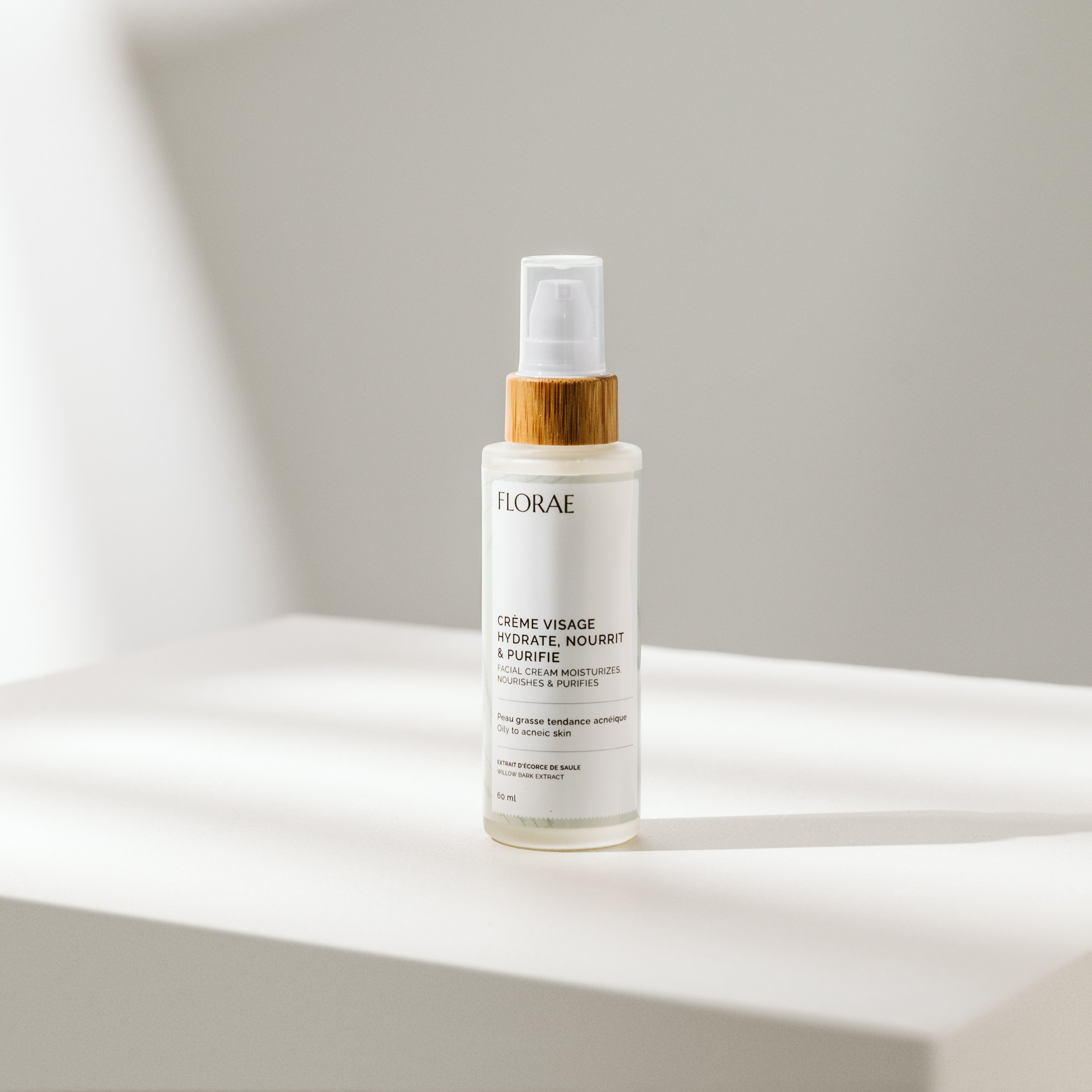 crème purifiante spécialement conçue pour les peaux grasses à tendance acnéique. Aux d&