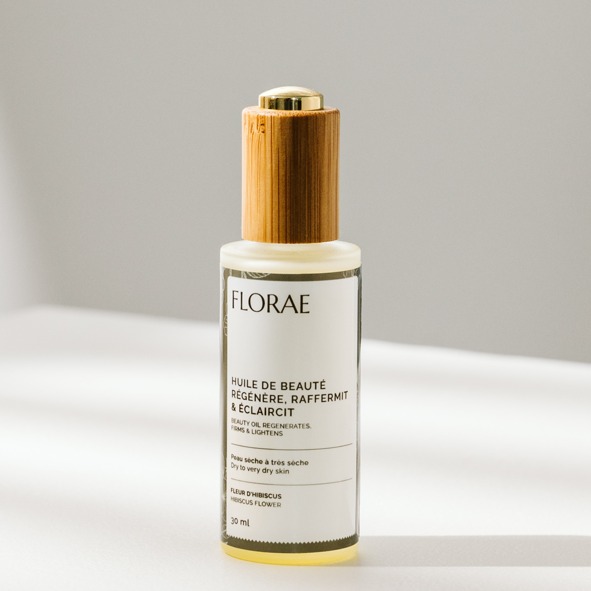 huile de beauté refermissante fleur d&