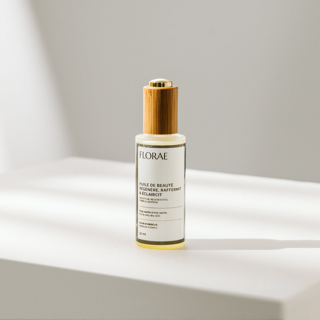 sérum huileux pour raffermir et tonifier la peau visage. 100% naturel
