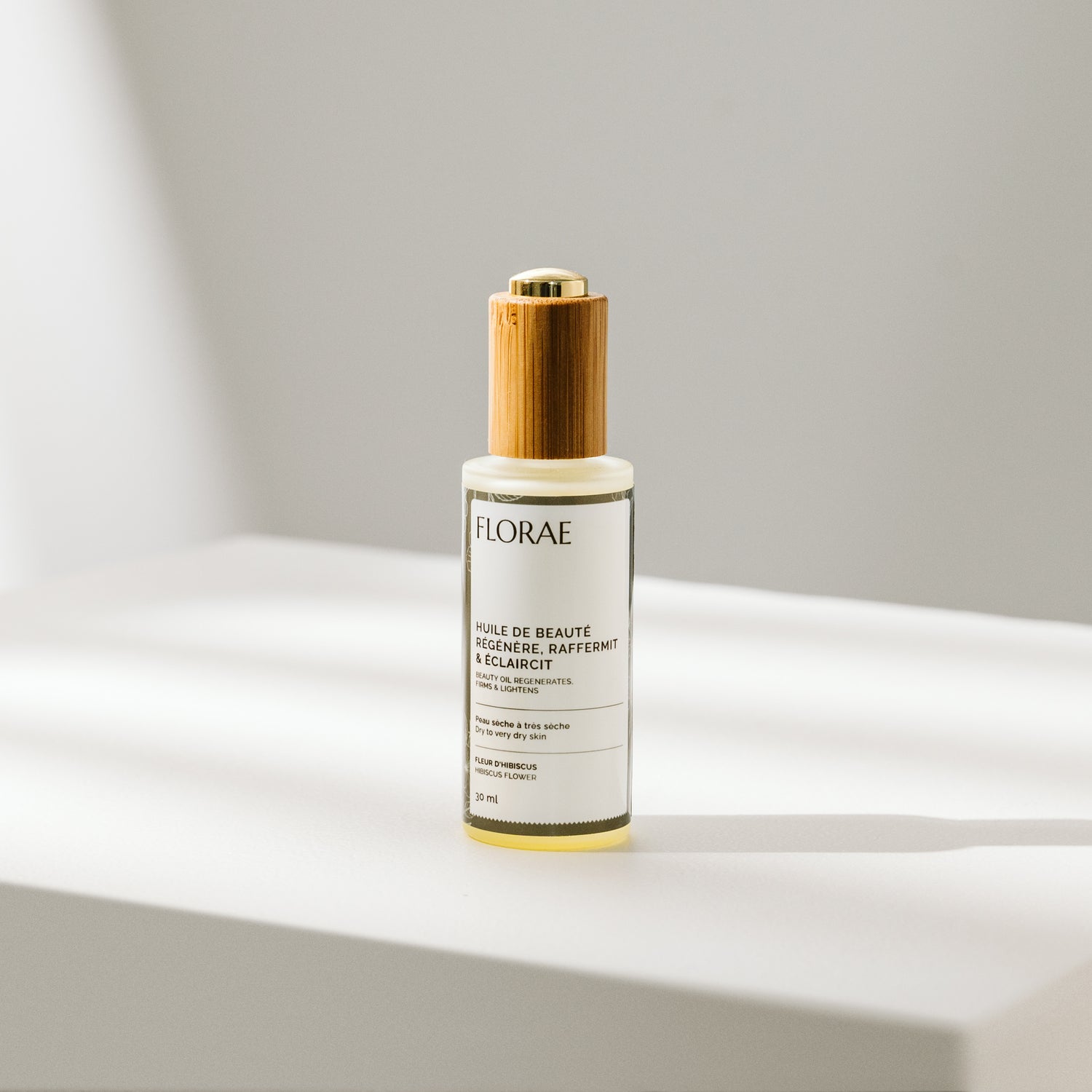 sérum huileux pour raffermir et tonifier la  peau visage. 100% naturel