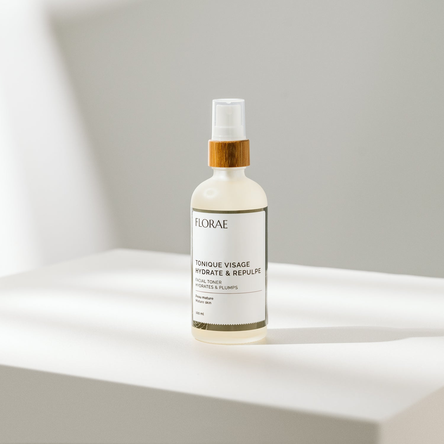 tonique 100% naturel, repulpe, hydrate et tonifie la peau du visage.