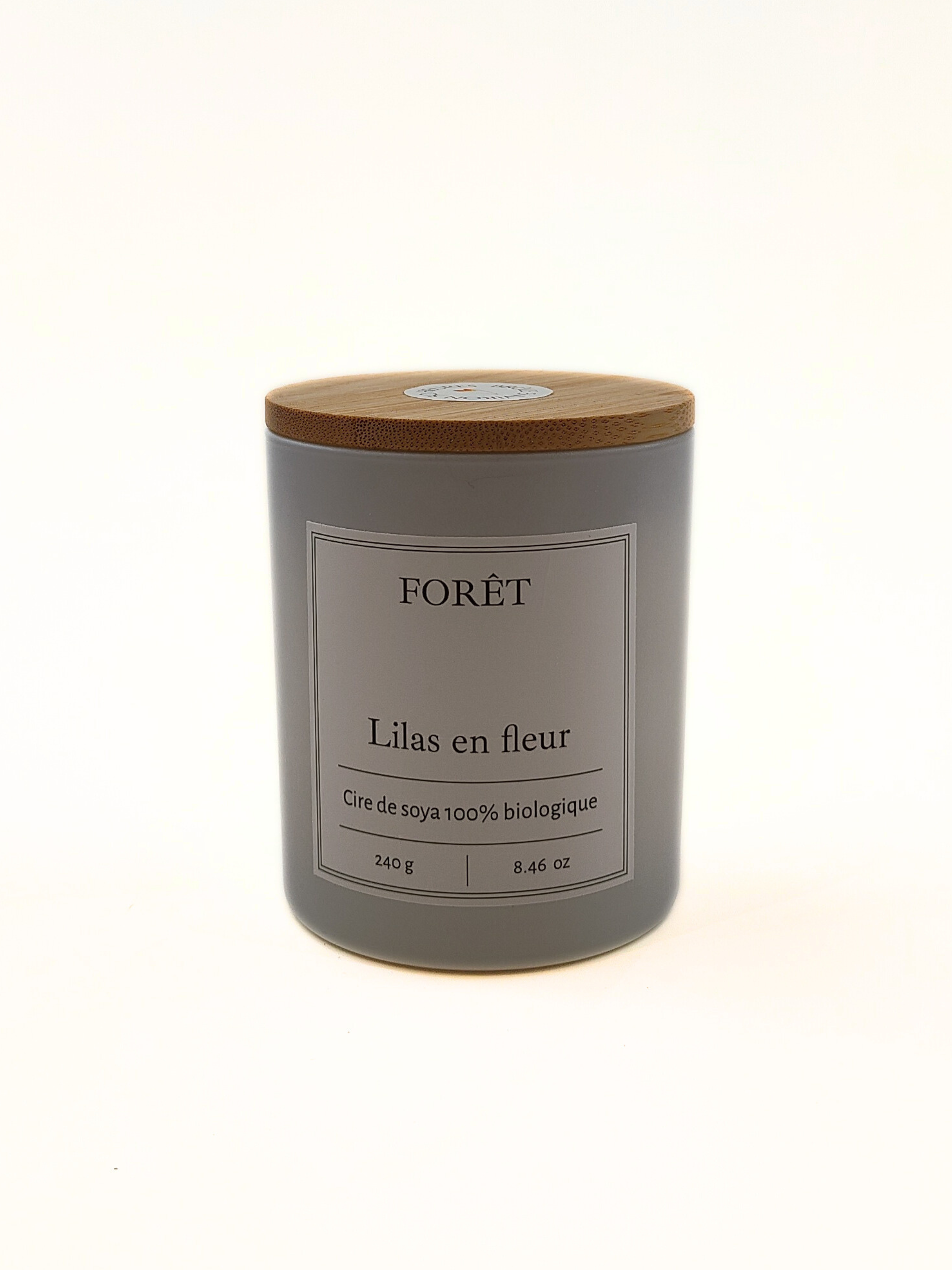 Handmade candle, 240g organic soy wax