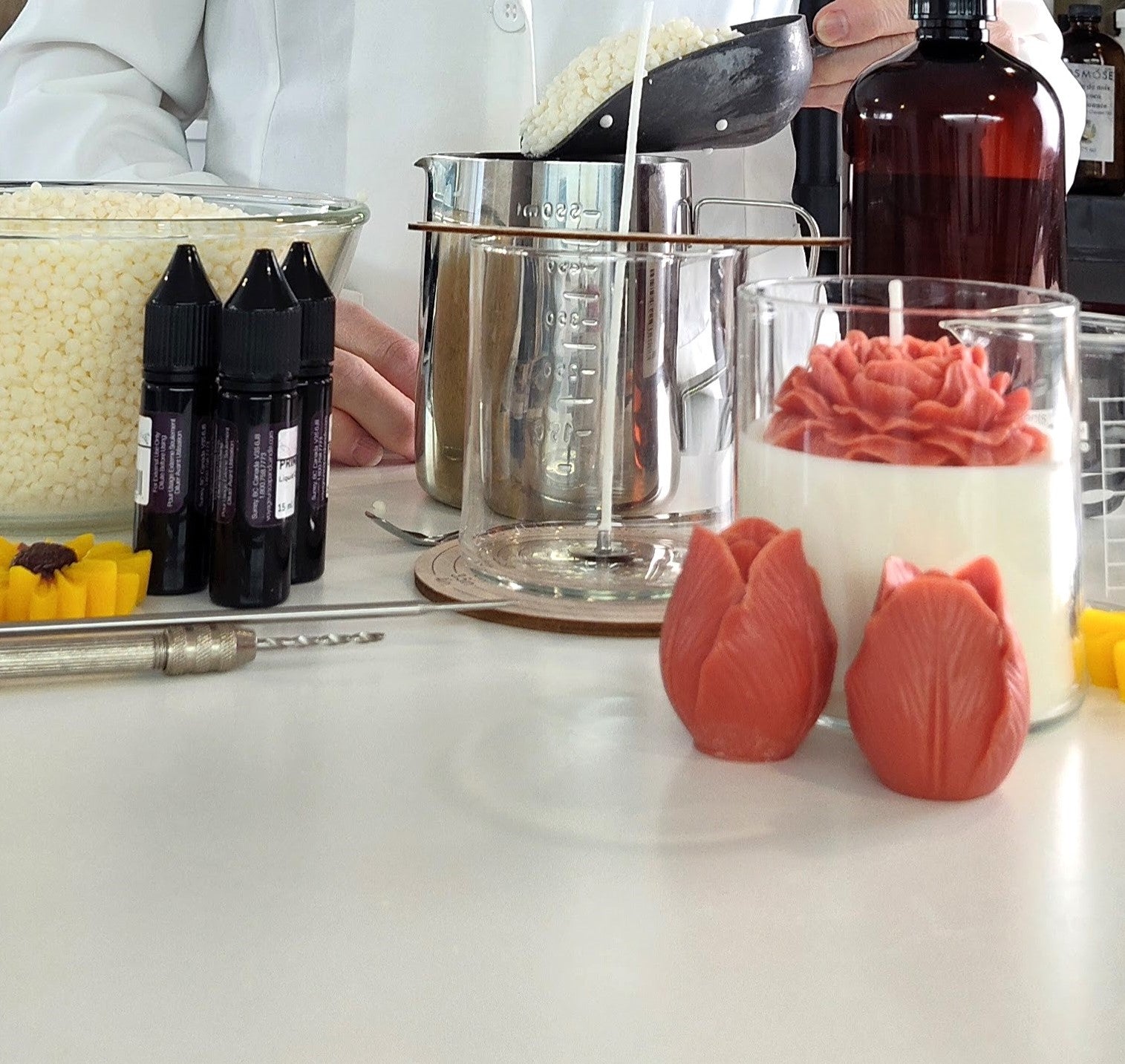Formation Professionnelle Fabrication de Bougies Artisanales