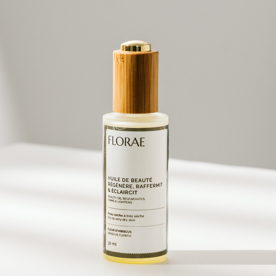 huile de beauté refermissante fleur d&